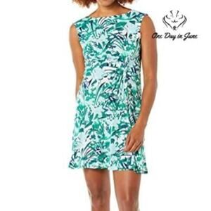 Gabby Skye Cap Sleeve Round Neck Dress Size 6